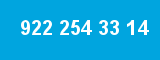 922 254 33 14 922 254 33 14
